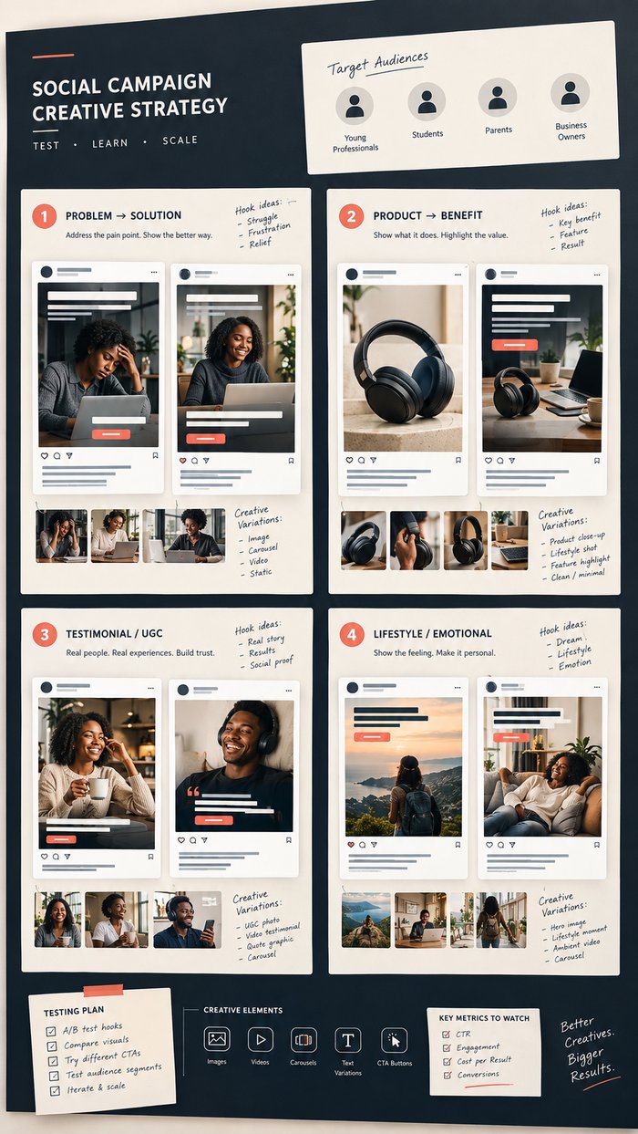 Campaign concept creative testing example